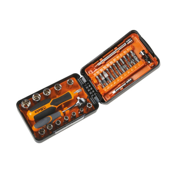 Beta Tools 900/C39N Dopsleutel- en Bitset 1/4” – 39 Delig – Compact