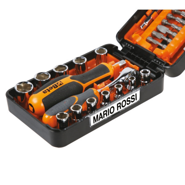 Beta Tools 900/C39N Dopsleutel- en Bitset 1/4” – 39 Delig – Compact