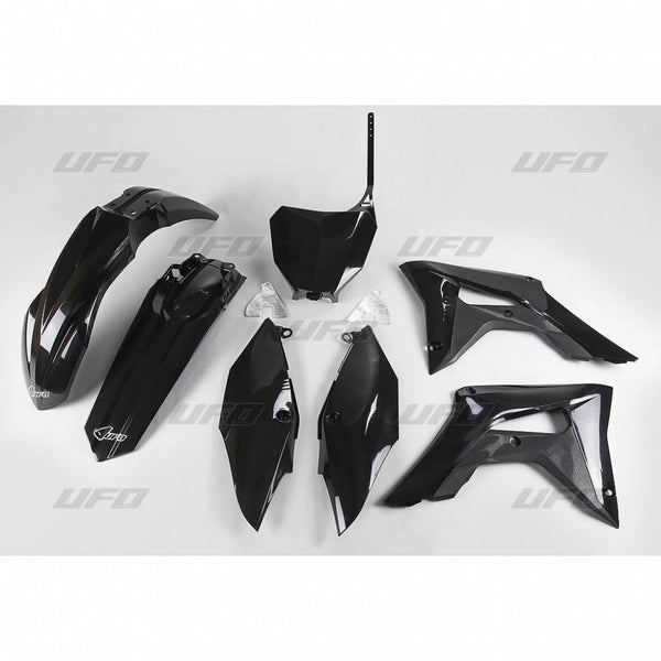 UFO Plasticset Zwart Honda CRF250R/CRF450R 2017-2021