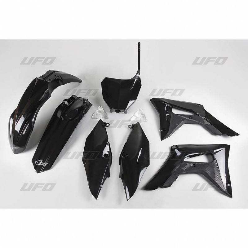 UFO Plasticset Zwart HONDA CRF250R/CRF450R