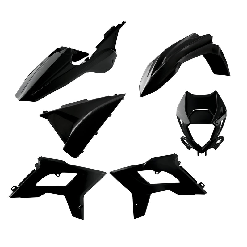 Polisport Plasticset Zwart BETA RR125 2T/RR250 2T 2018-2019