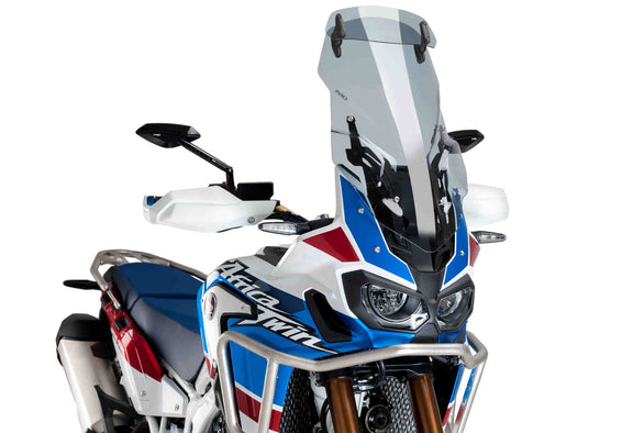 Puig Tng. Windscherm met vizier met montageset Sop. Africa Twin 16-1 smoke