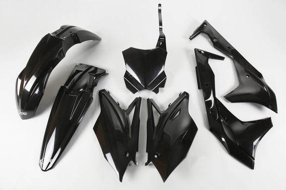UFO Plasticset Zwart KAWASAKI KX250F 2017-2020