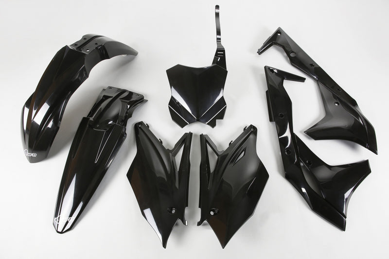 UFO Plasticset Zwart KAWASAKI KX250F 2017-2020