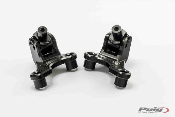 Puig Bevestigingsset Footpegs Driver Right/Left Honda (Tc-17) zwart