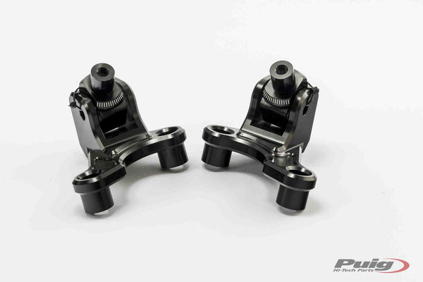 Puig Bevestigingsset Footpegs Driver Right/Left Honda (Tc-17) zwart