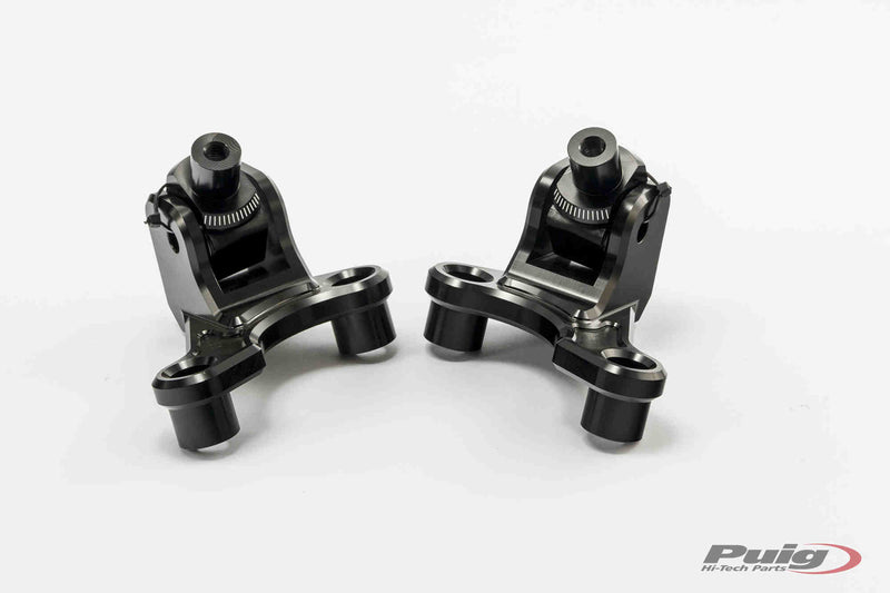 Puig Bevestigingsset Footpegs Driver Right/Left Honda (Tc-17) zwart