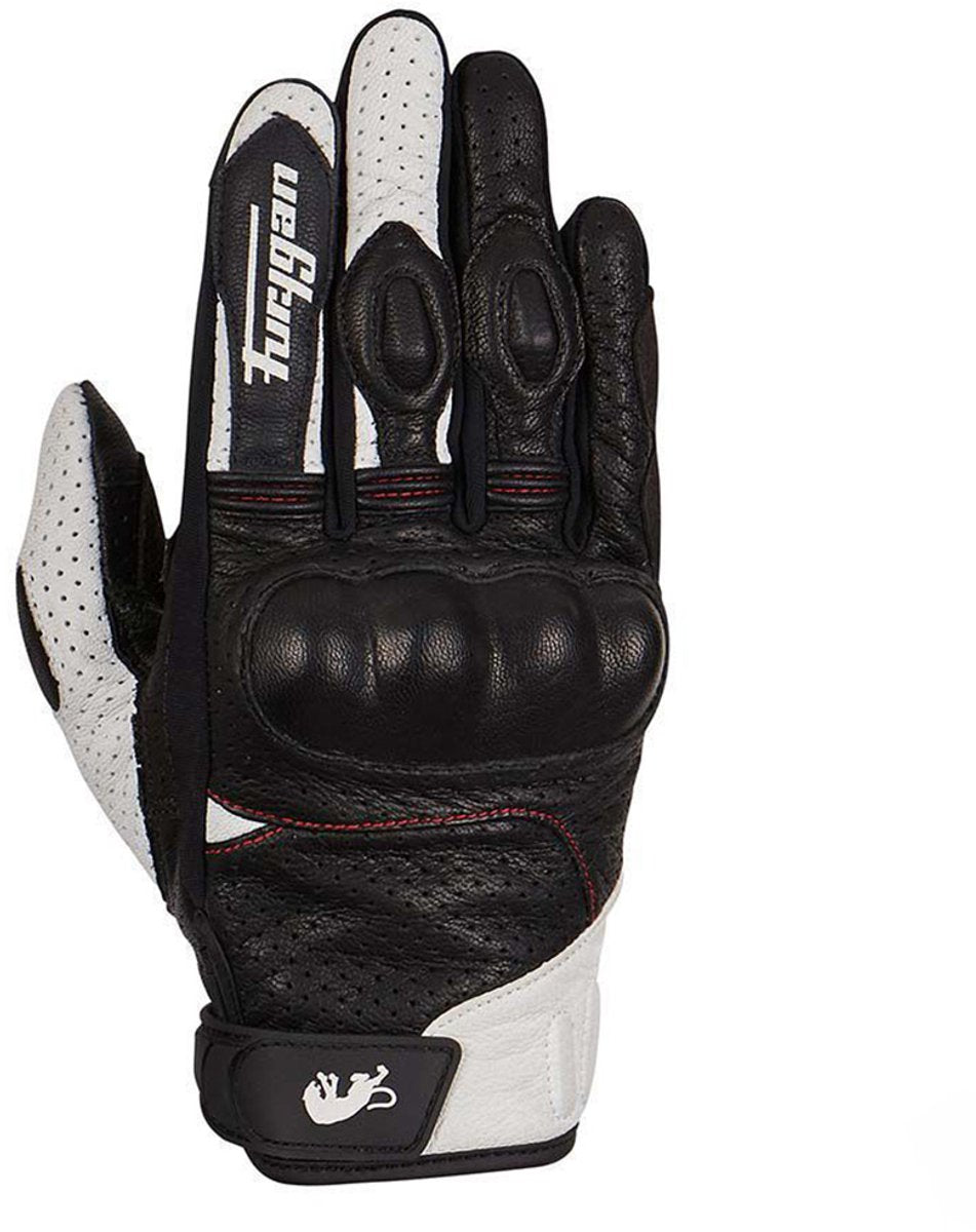 Furygan TD21 Belüftet Schwarz/Weiß/Rot 