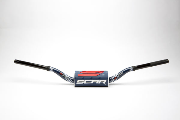 Scar O² Stuur Ø28,6 mm hoog pa Stuur donkerblauw