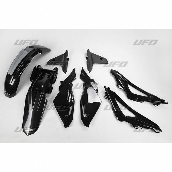 UFO Plasticset Zwart Husqvarna CR125 2009-2013