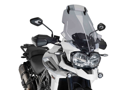 Puig Windscherm. Touring met vizier Tiger Explorer/Xc/Xr/Xrx/Xrt/Xcx/X smoke