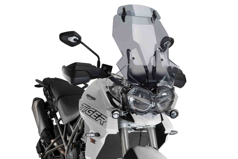 Puig Windscherm Touring /Visor Tiger 800 Xc/Xr/Xrx/Xrt/Xcx/X smoke