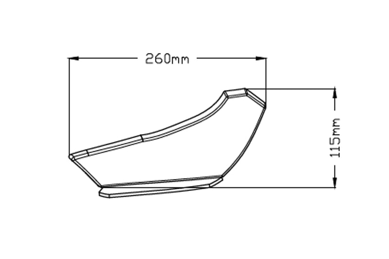 Puig Winglets Honda CBR1000RR (2017 en later) zwart