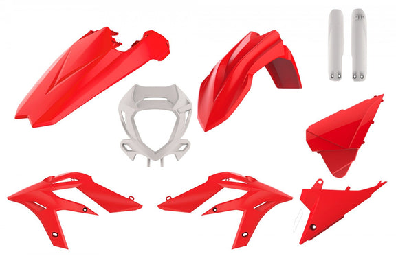 Polisport Plasticset Wit BETA XTRAINER 250/XTRAINER 300 2020-2022