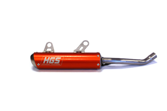 HGS Einddemper 2-takt staal rood Husqvarna TC85 / KTM 85 SX 2025-2026