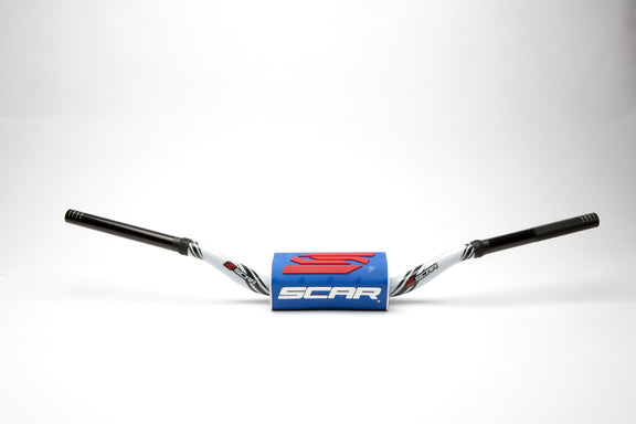 Scar O² Stuur Ø28,6 mm hoog mini RC Stuur wit, Blauw