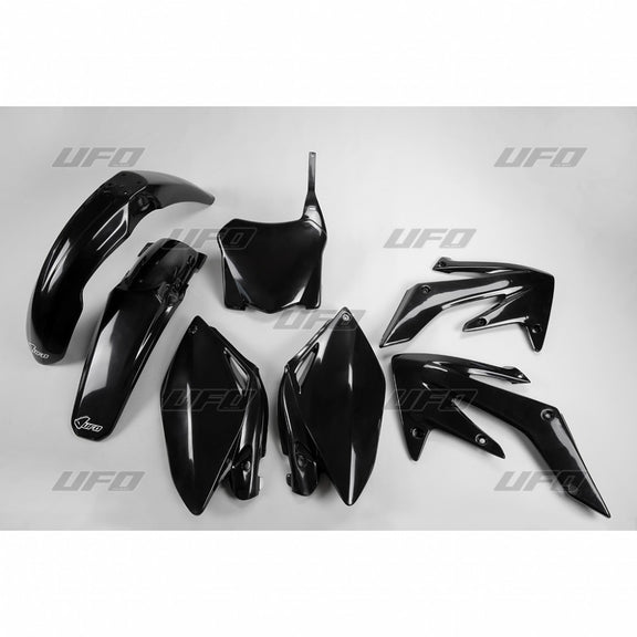 UFO Plasticset Zwart HONDA CRF250R 2008-2009