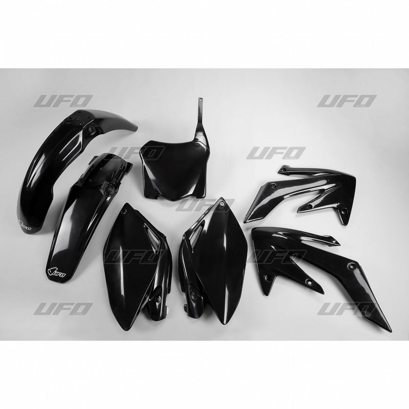 UFO Plasticset Zwart HONDA CRF250R 2008-2009
