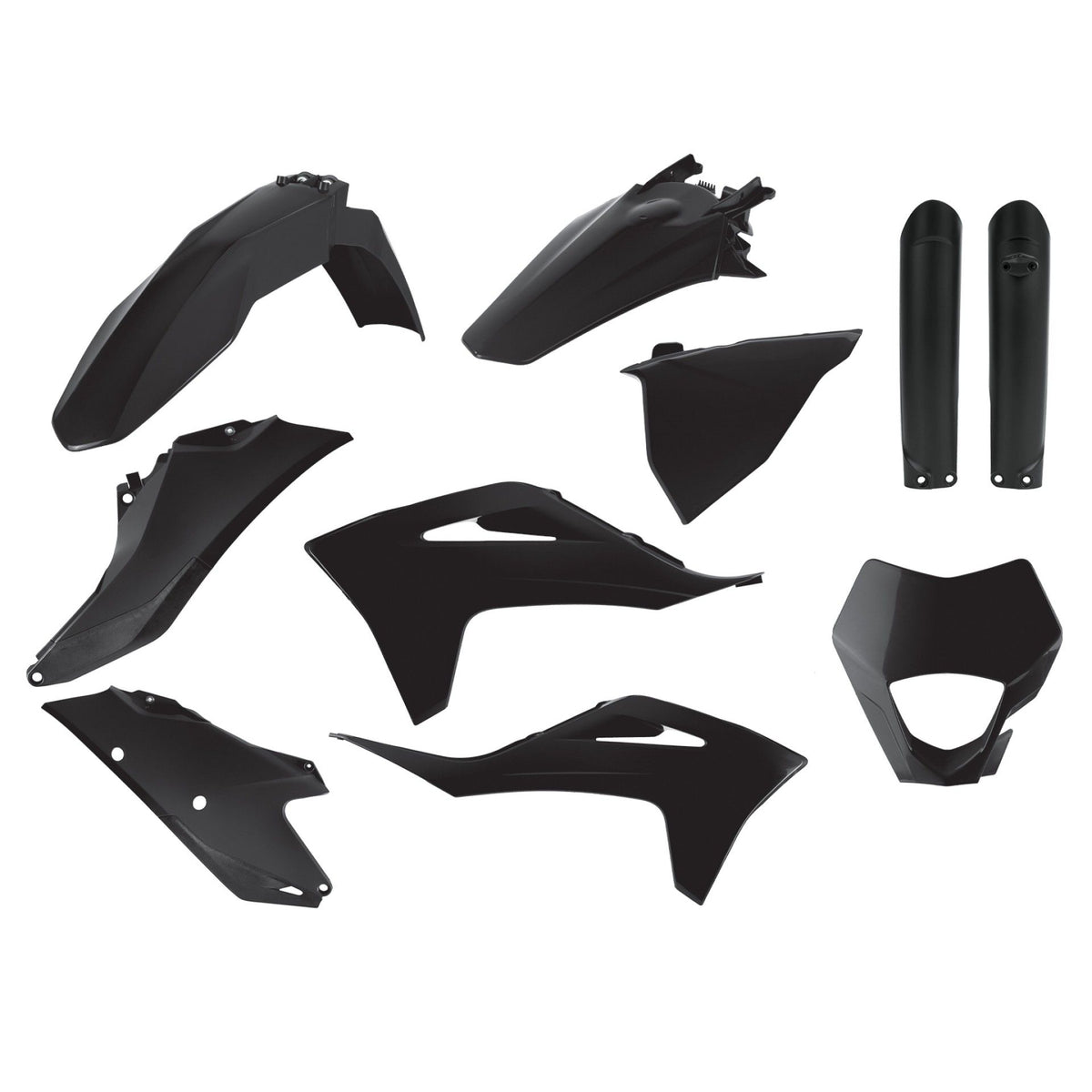 Polisport Plasticset Zwart GAS GAS EC250/EC250F