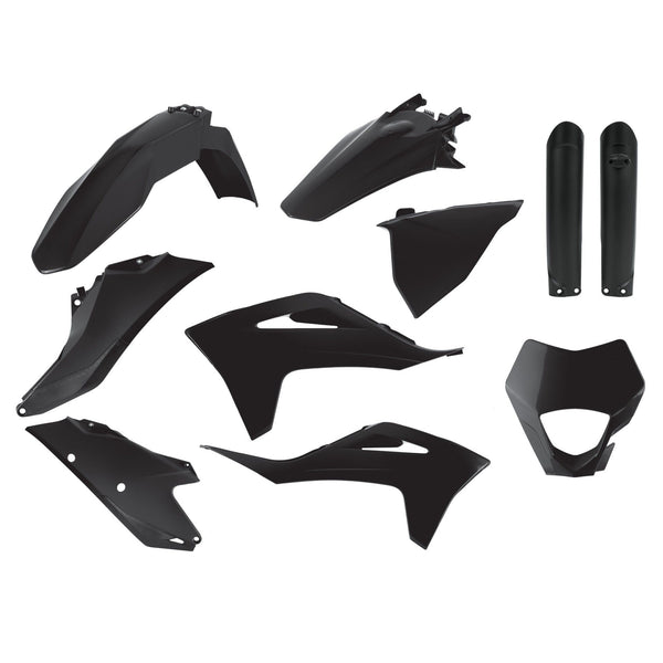 Polisport Plasticset Zwart GasGas EC250/EC250F 2021-2023