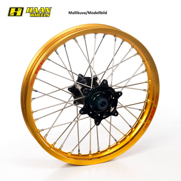 Haan Compleet Wiel 17x3,50 Honda CRF450 2002-2025 Velg goud, Naaf zwart