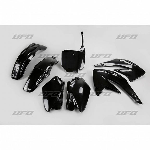 UFO Plasticset Zwart HONDA CR85R 2003-2008