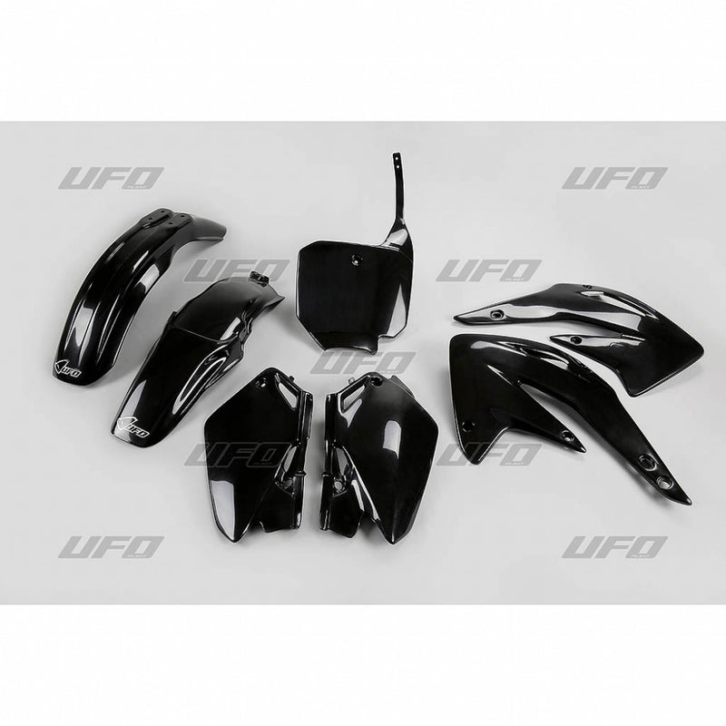 UFO Plasticset Zwart HONDA CR85R 2003-2008