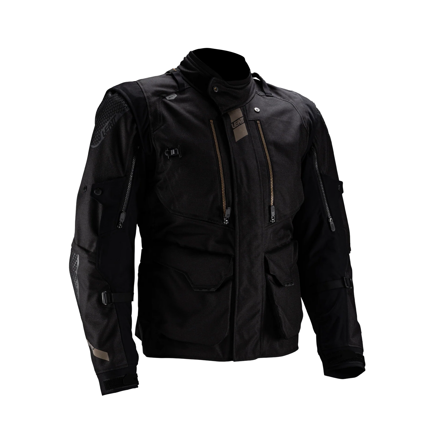 Leatt ADV MultiTour 5.5 Motorradjacke AA wasserdicht 3-lagig schwarz-grau