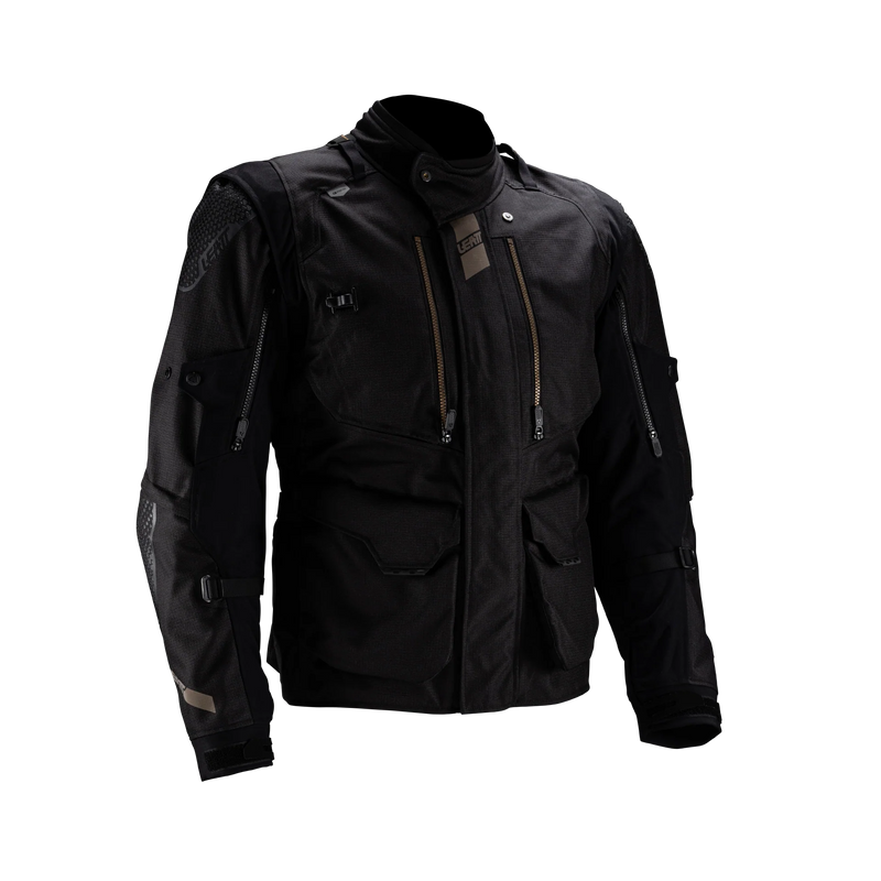 Leatt ADV MultiTour 5.5 Motorradjacke AA wasserdicht 3-lagig schwarz-grau