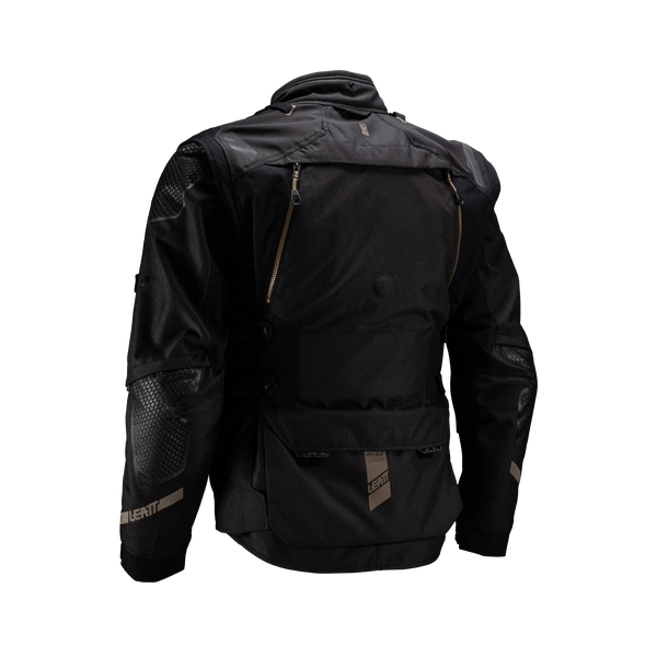 Leatt ADV MultiTour 5.5 Motorradjacke AA wasserdicht 3-lagig schwarz-grau