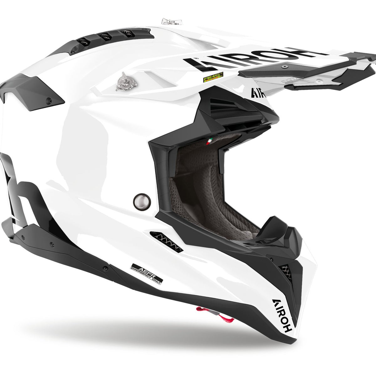 Airoh Aviator 3 Color white gloss Crosshelm