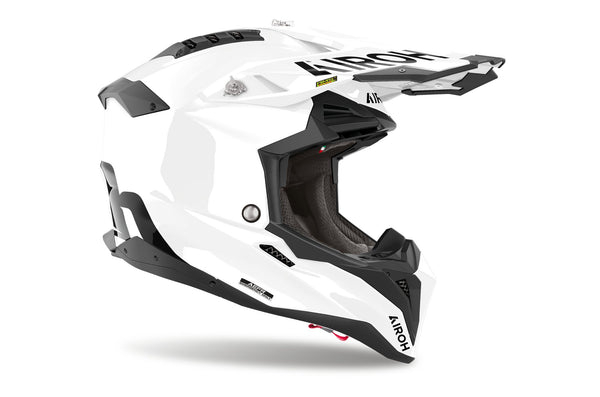 Airoh Aviator 3 Color White Gloss Crosshelm