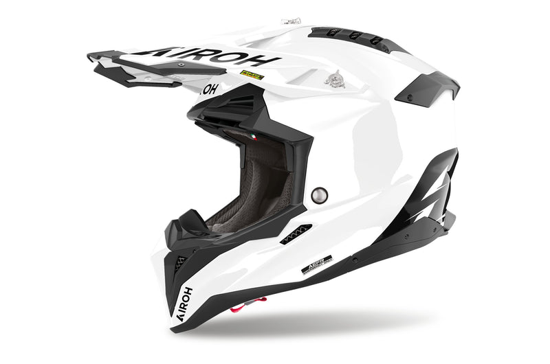Airoh Aviator 3 Color white gloss Crosshelm
