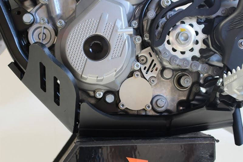 AXP Xtrem Carterplaat KTM 250/350 SXF/XCF / Husqvarna FC250/350 2019-2022 Zwart