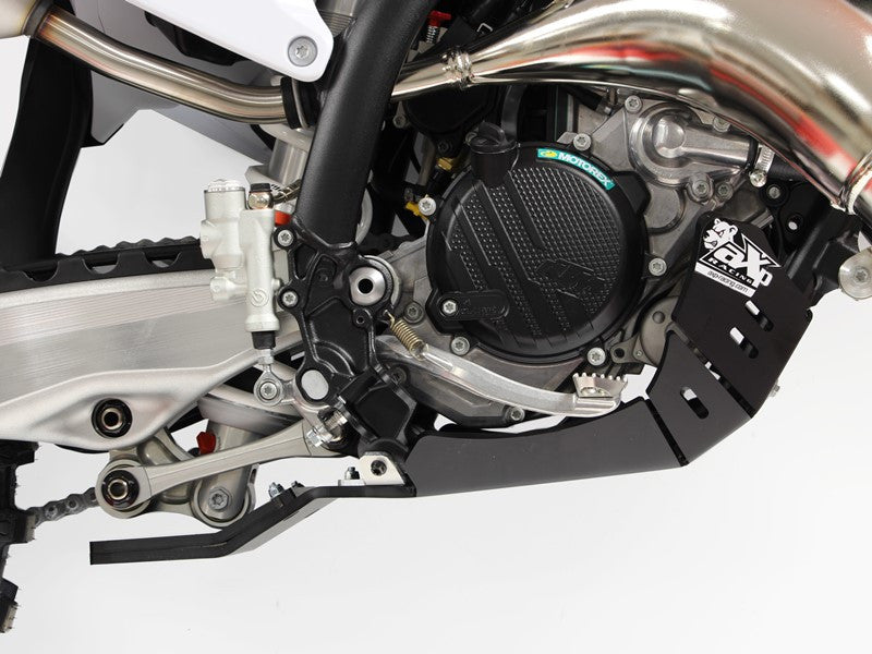 AXP Xtrem Carterplaat KTM 125SX/XC 23- /Husqvarna TC125/TE125 /GasGas Zwart