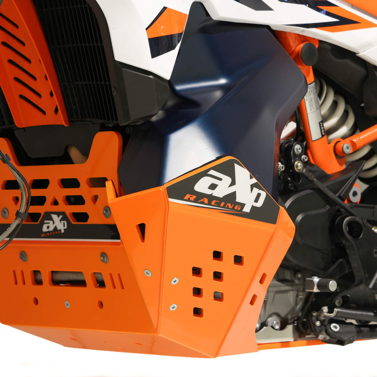 AXP Adventure Carterplaat TOURING HDPE 8mm Orange KTM790/890 Adventure/R/Rally