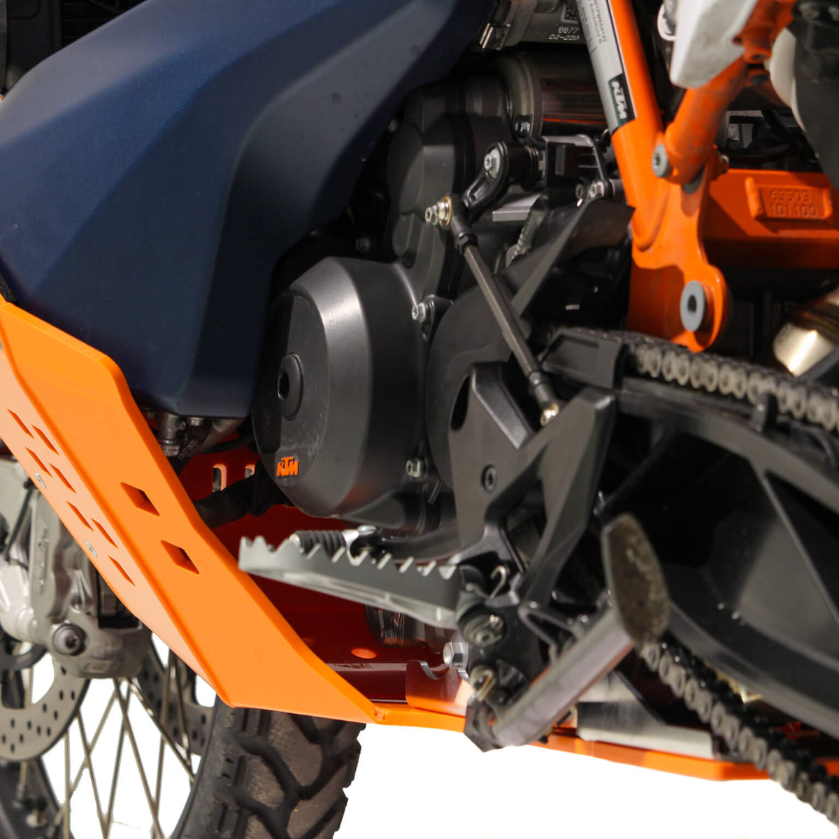 AXP Adventure Carterplaat TOURING HDPE 8mm Orange KTM790/890 Adventure/R/Rally