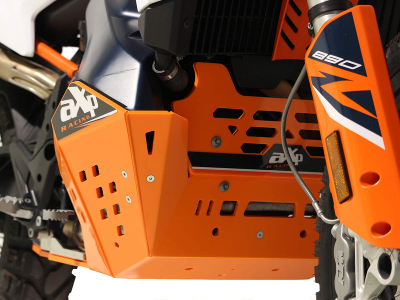 AXP Adventure Carterplaat TOURING HDPE 8mm Orange KTM790/890 Adventure/R/Rally