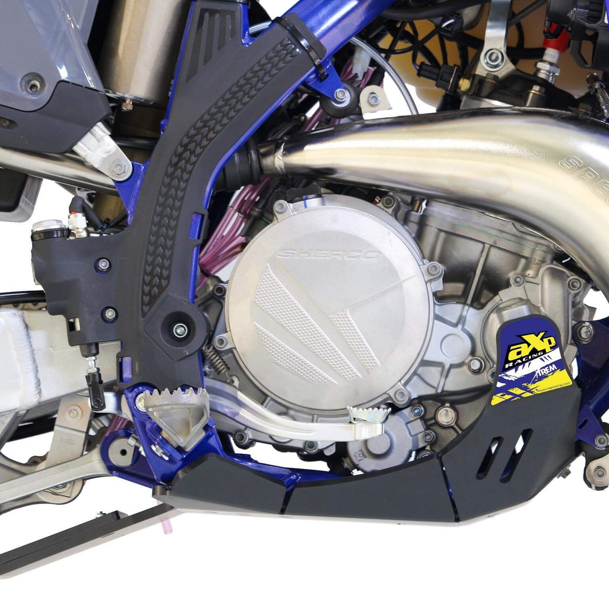 AXP Xtrem Carterplaat Sherco 250SE/300SE FACTORY vanaf 2025 Zwart