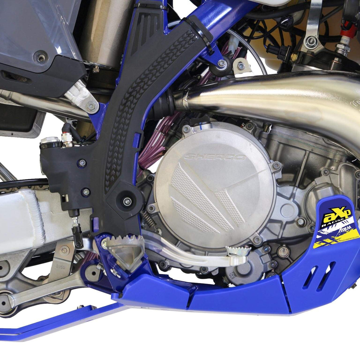 AXP Xtrem Carterplaat Sherco 250SE/300SE FACTORY vanaf 2025 Blauw