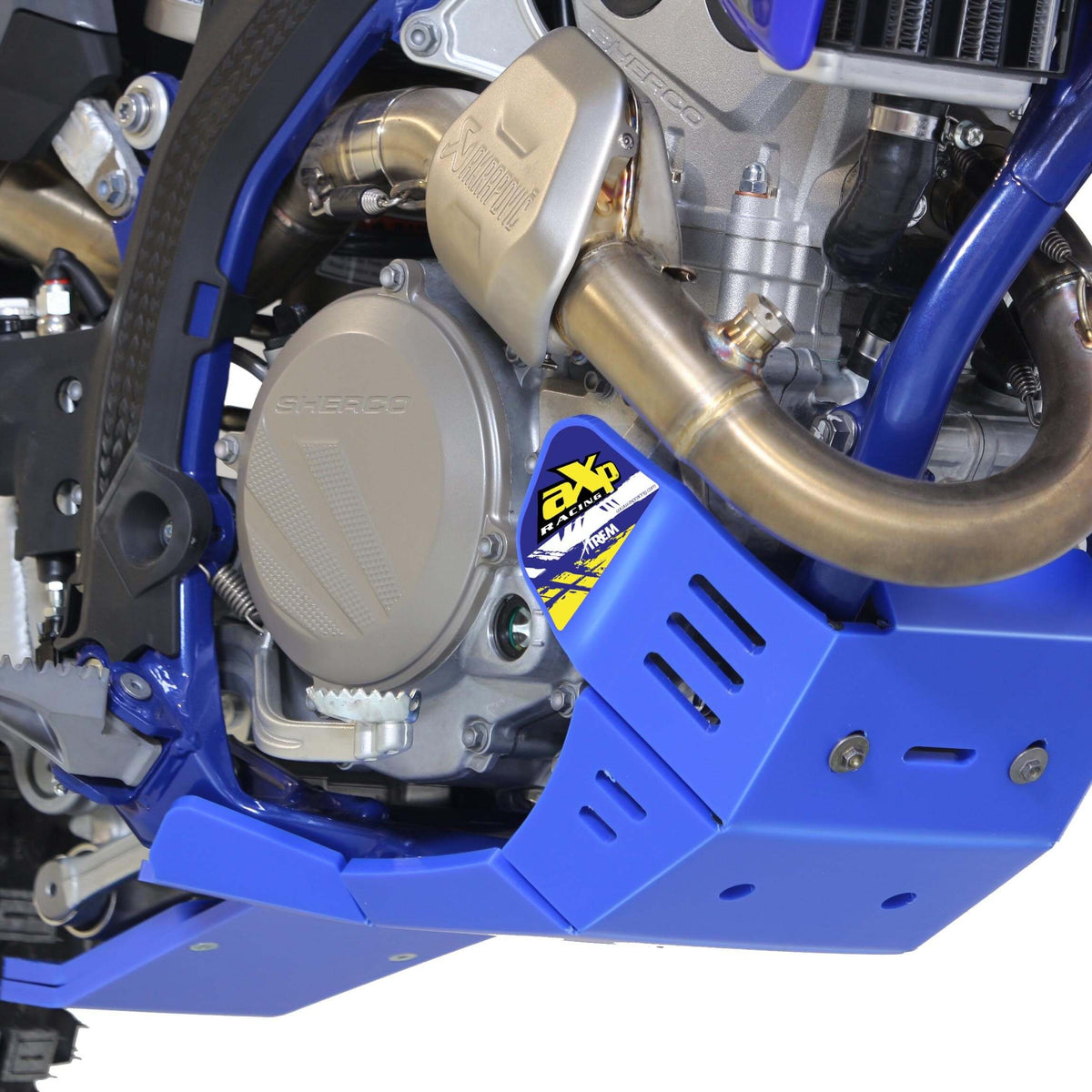 AXP Xtrem Carterplaat Sherco 250SEF/300SEF FACTORY vanaf 2025 Blauw