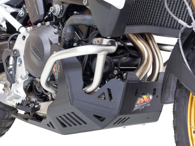 AXP Adventure Carterplaat BMW F900GS vanaf 2024 Zwart (voor BMW/SW-Motech valbeugels)