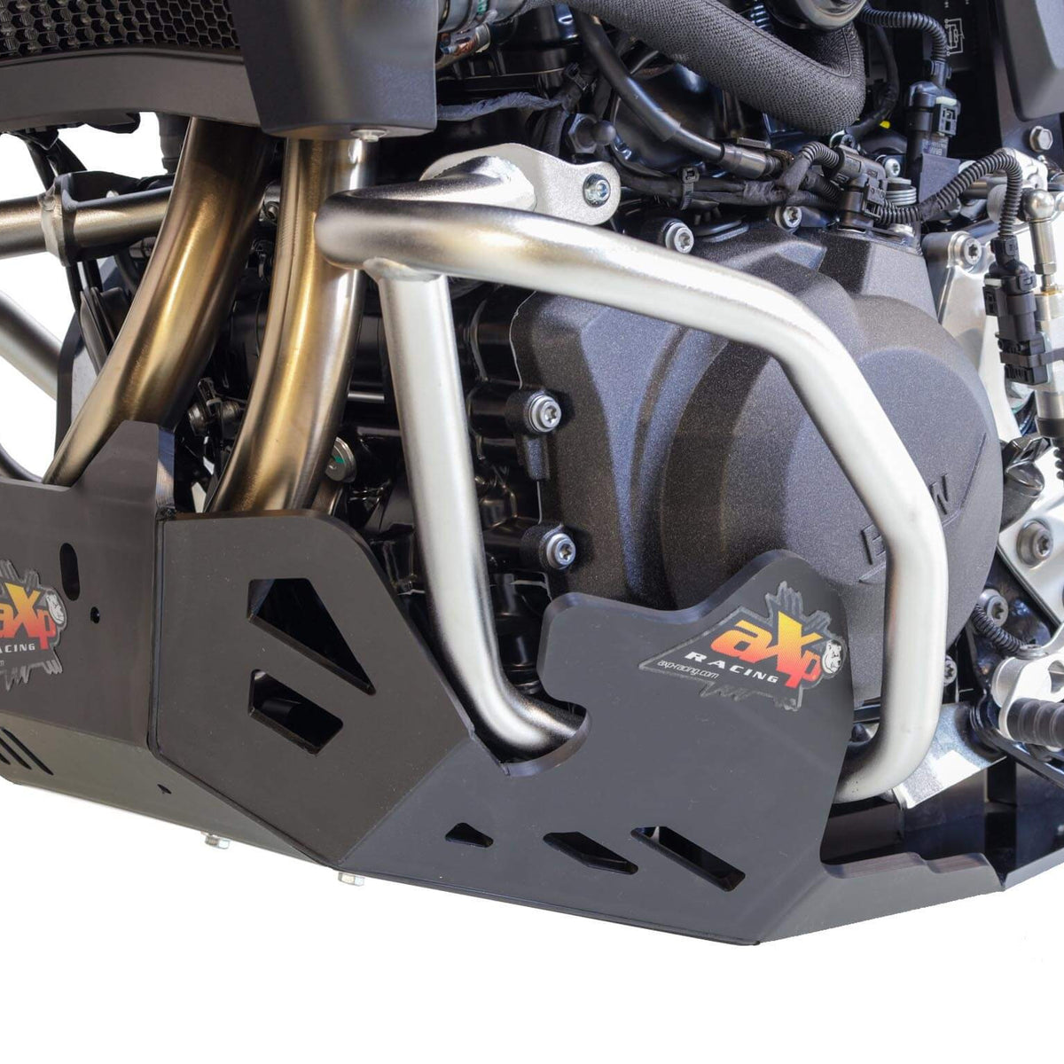 AXP Adventure Carterplaat BMW F900GS vanaf 2024 Zwart (voor BMW/SW-Motech valbeugels)