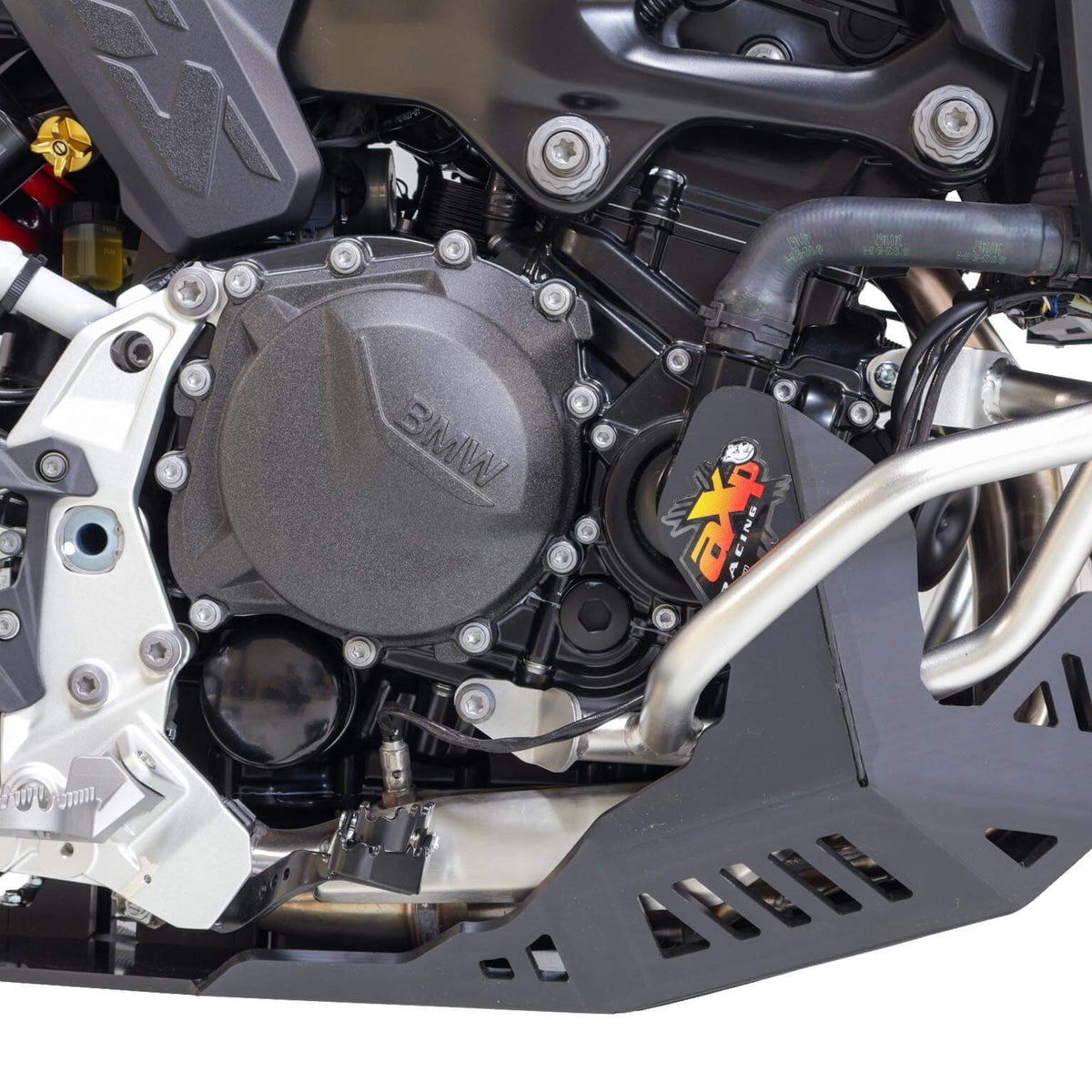AXP Adventure Carterplaat BMW F900GS vanaf 2024 Zwart (voor BMW/SW-Motech valbeugels)