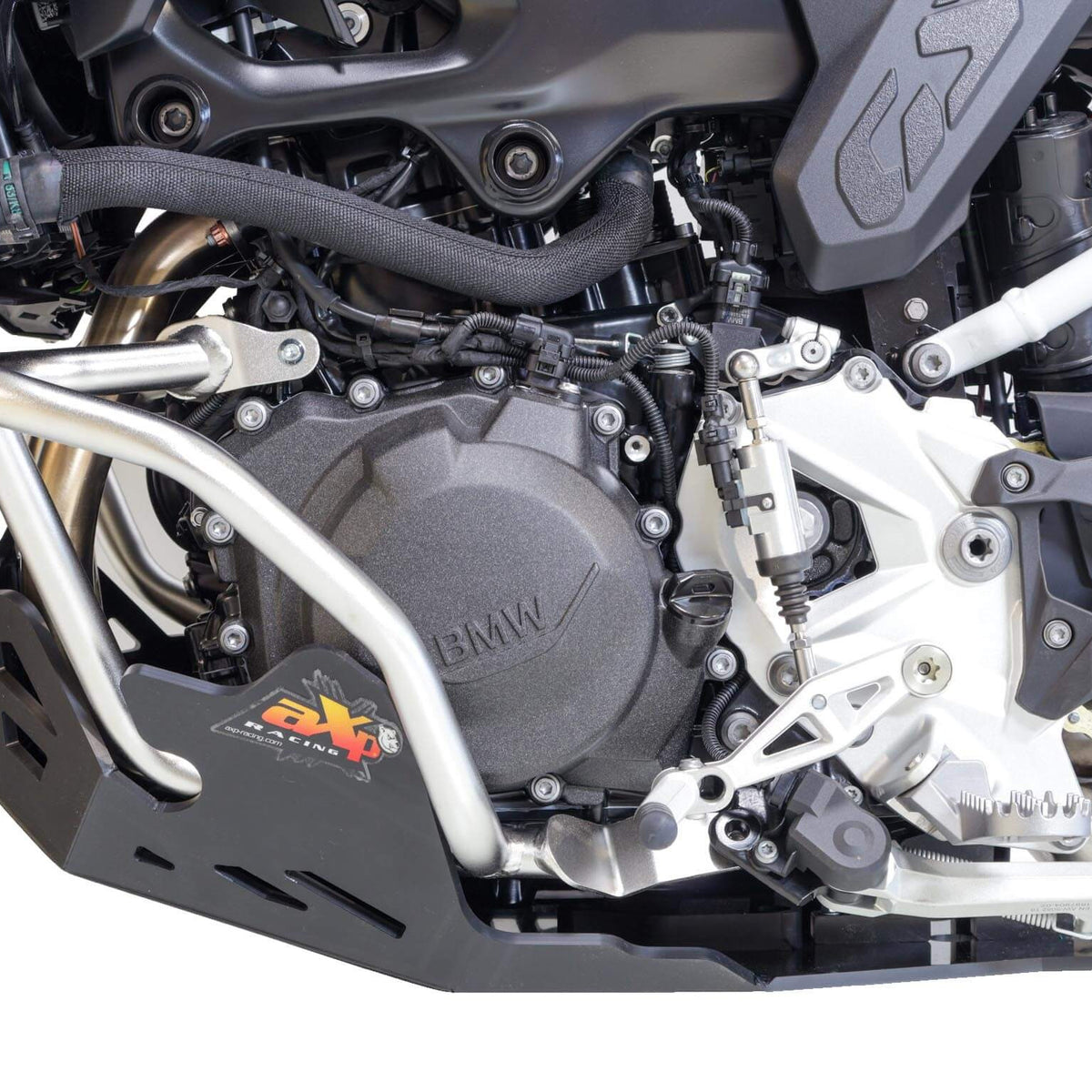 AXP Adventure Carterplaat BMW F900GS vanaf 2024 Zwart (voor BMW/SW-Motech valbeugels)