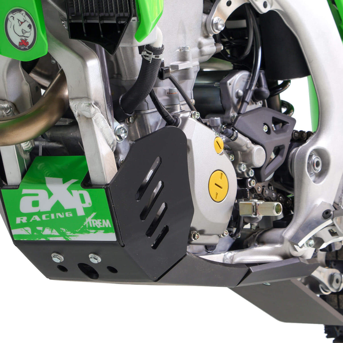 AXP Xtrem Carterplaat Kawasaki KX250/KX250X vanaf 2025 Zwart