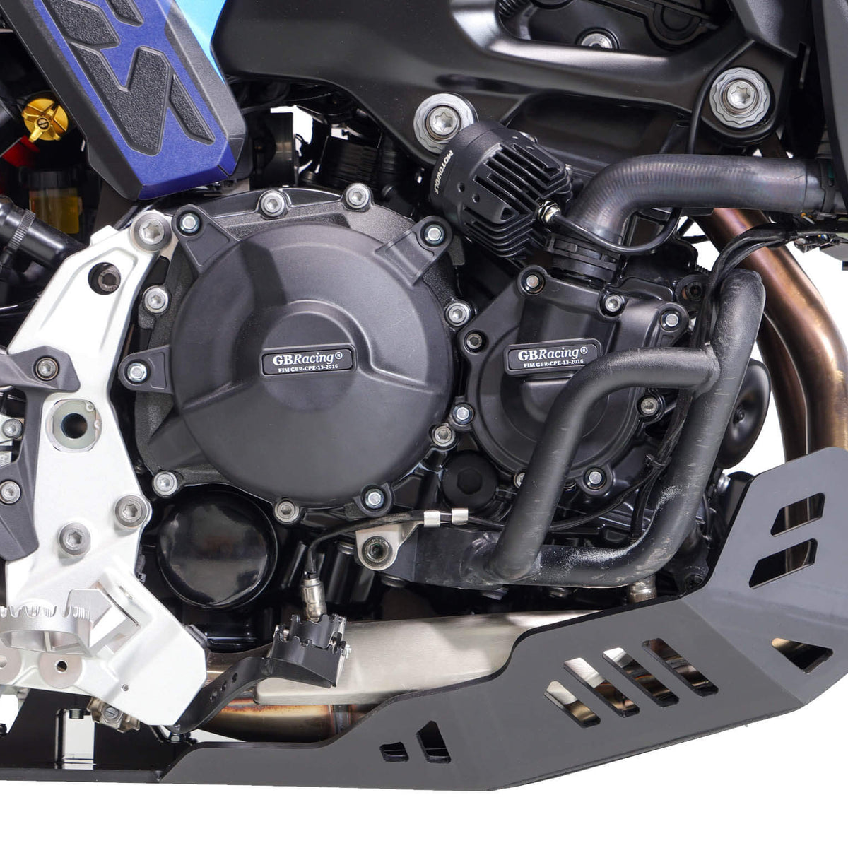 AXP Adventure Carterplaat BMW F900GS Zwart (voor Outback Motortek valbeugels)