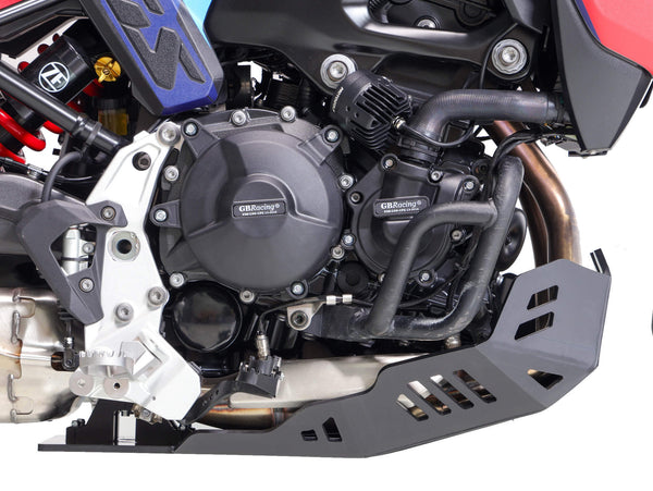 AXP Adventure Carterplaat BMW F900GS Zwart (voor Outback Motortek valbeugels)