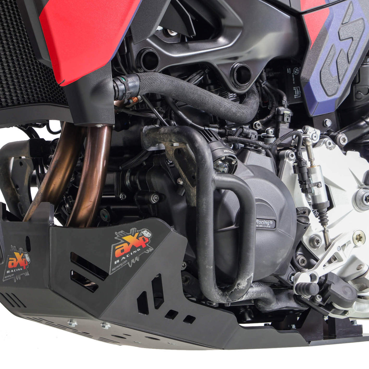 AXP Adventure Carterplaat BMW F900GS Zwart (voor Outback Motortek valbeugels)