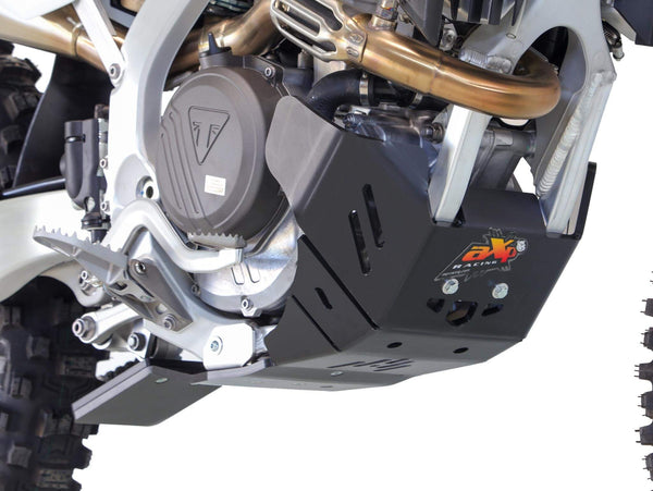 AXP Xtrem Motorschutzplatte Triumph TF250-X/TF250-E ab 2025 Schwarz